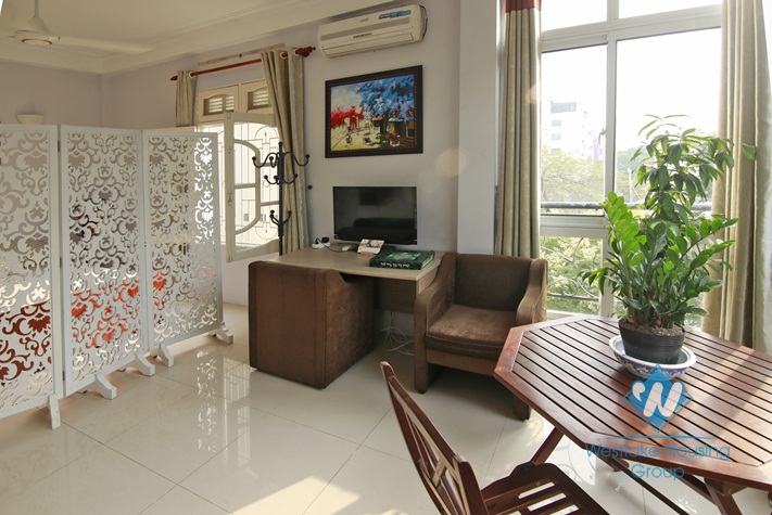 Lovely apartment with lake view for rent in Truc Bach, Ba Dinh